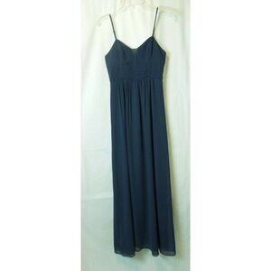 BCBG Generation Women's Navy Blue Cocktail Prom Evening Gown Dress Size 2